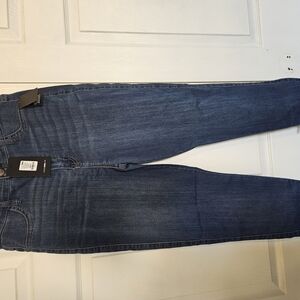 FASHION NOVA Slim Blue Jeans with Classic Denim Texture